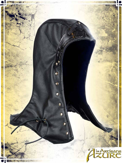 Assassin Leather Hood Hoods Les Artisans d'Azure 