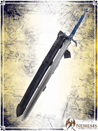 Athena Scabbard - Fantasy Blade Sword Deluxe Scabbards Ateliers Nemesis - Athena Black leather 