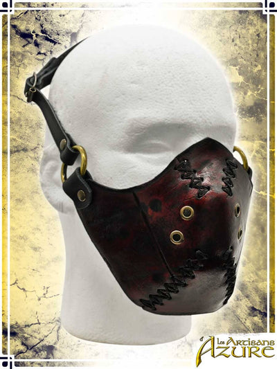 Bloodwalker Muzzle Mask Leather Masks Les Artisans d'Azure 