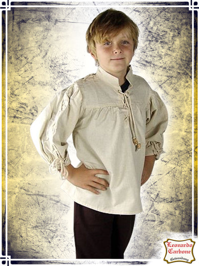 Boy Shirt Boys Leonardo Carbone Natural 7-8 years 