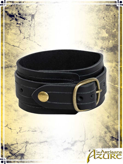 Bracelet with 1 strap Jewelry Les Artisans d'Azure Black 