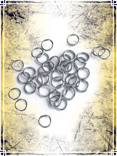 Butted Chainmail Rings 3/8" Rings Faites-le vous-même Galvanized Steel 1 lbs 16ga