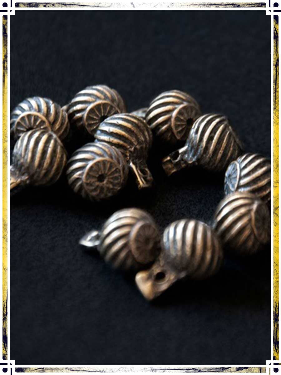 Buttons - Spiral (4x) Buttons & Fasteners Copper Raven 