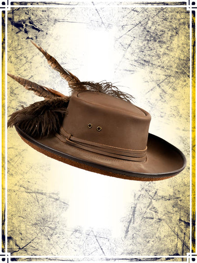 Caraiba Hat Leather Hats Atelier Wotan Brown XLarge 