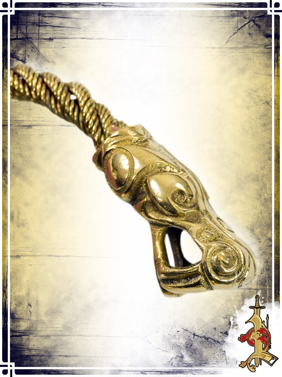 Celtic Dragon Torc – Brass – LB Jewelry Lord of Battles 