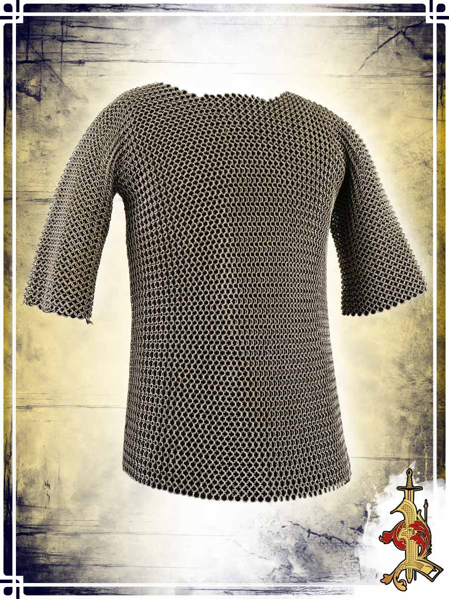 Chainmail Haubergeon - Short Sleeves Chainmails Lord of Battles Large 