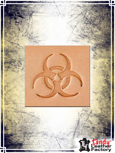 Craftool 2-D Stamp - Biohazard Stamping Tandy Leather 