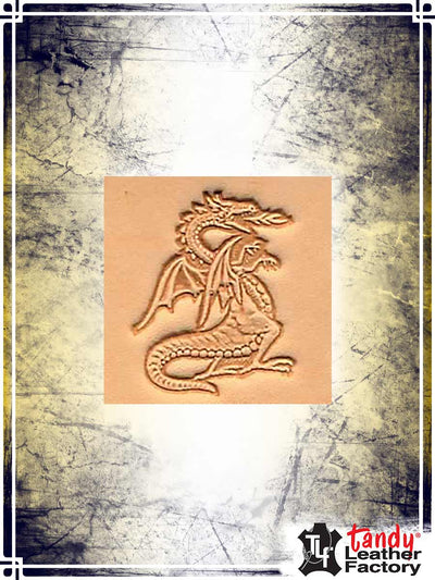 Craftool 3-D Stamp - Dragon Stamping Tandy Leather 