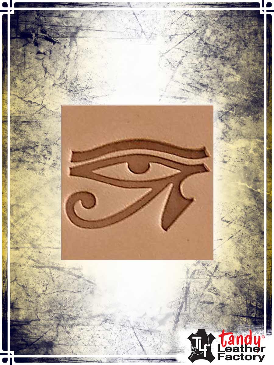 Craftool 3-D Stamp - Eye of Horus Stamping Tandy Leather 