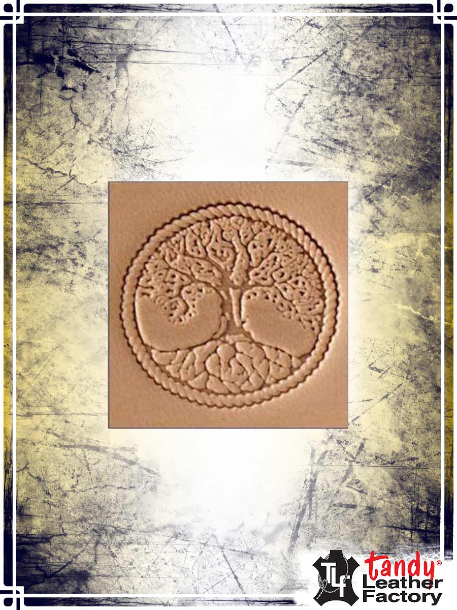 Craftool 3-D Stamp - Tree of Life Stamping Tandy Leather 