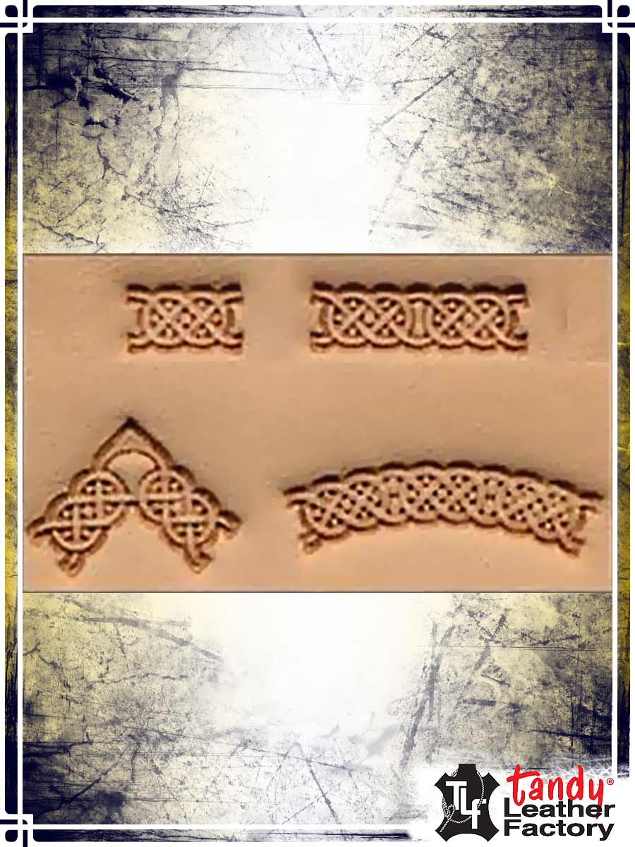 Craftool Stamp Set - Celtic (4 pieces) Leather Carving Tandy Leather 