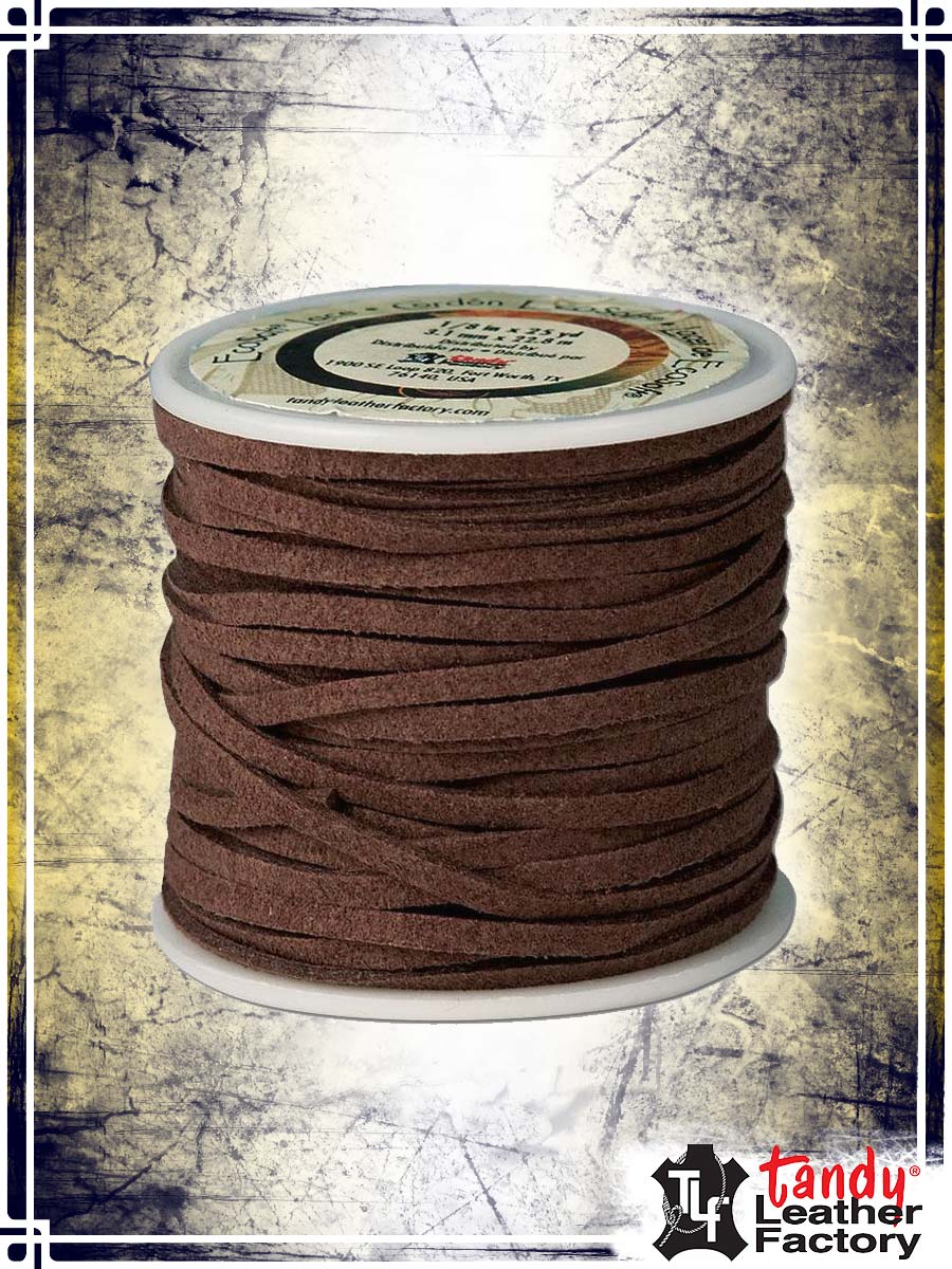 Eco-Soft Lace Threads & Laces Tandy Leather Dark Brown 
