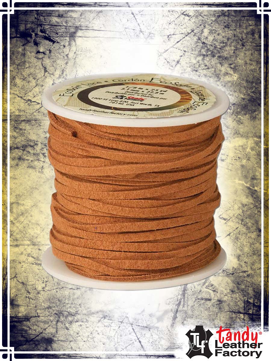 Eco-Soft Lace Threads & Laces Tandy Leather Rust 