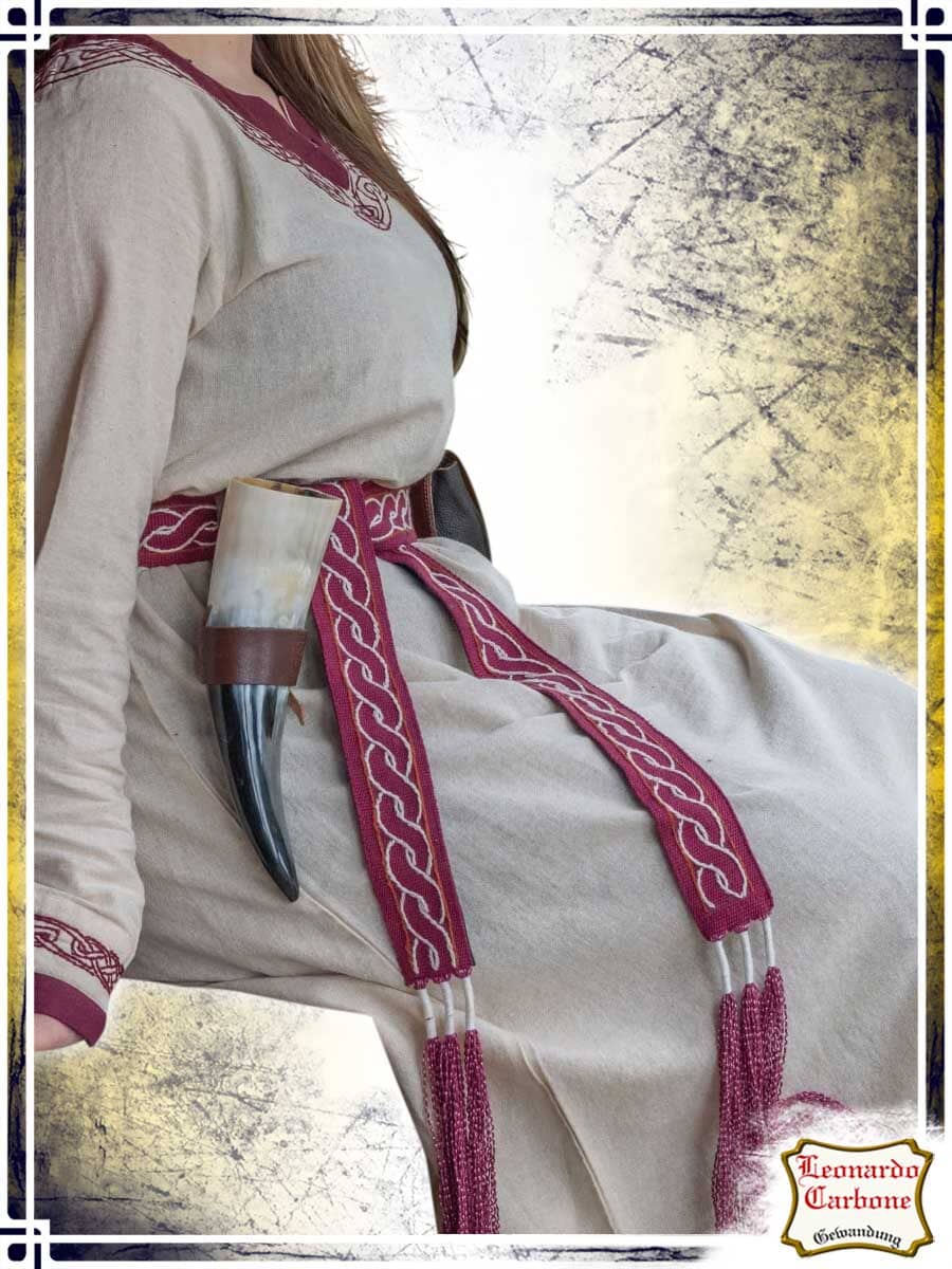Embroidered Belt Elina Clothes Accessories Leonardo Carbone 