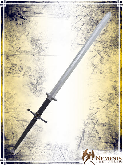 Flamberge Swords Ateliers Nemesis - Artisan Classic Steel Colossal Straight Blade