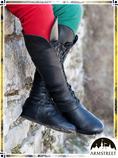 Forest Medieval Boots Footwear ArmStreet Black eu40 us9W us7M 