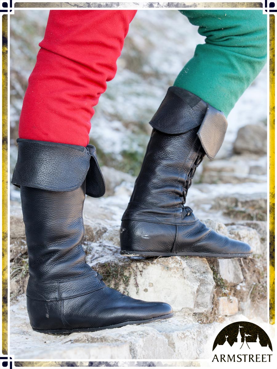 Forest Medieval Boots Footwear ArmStreet Black eu41 us10W us8M 