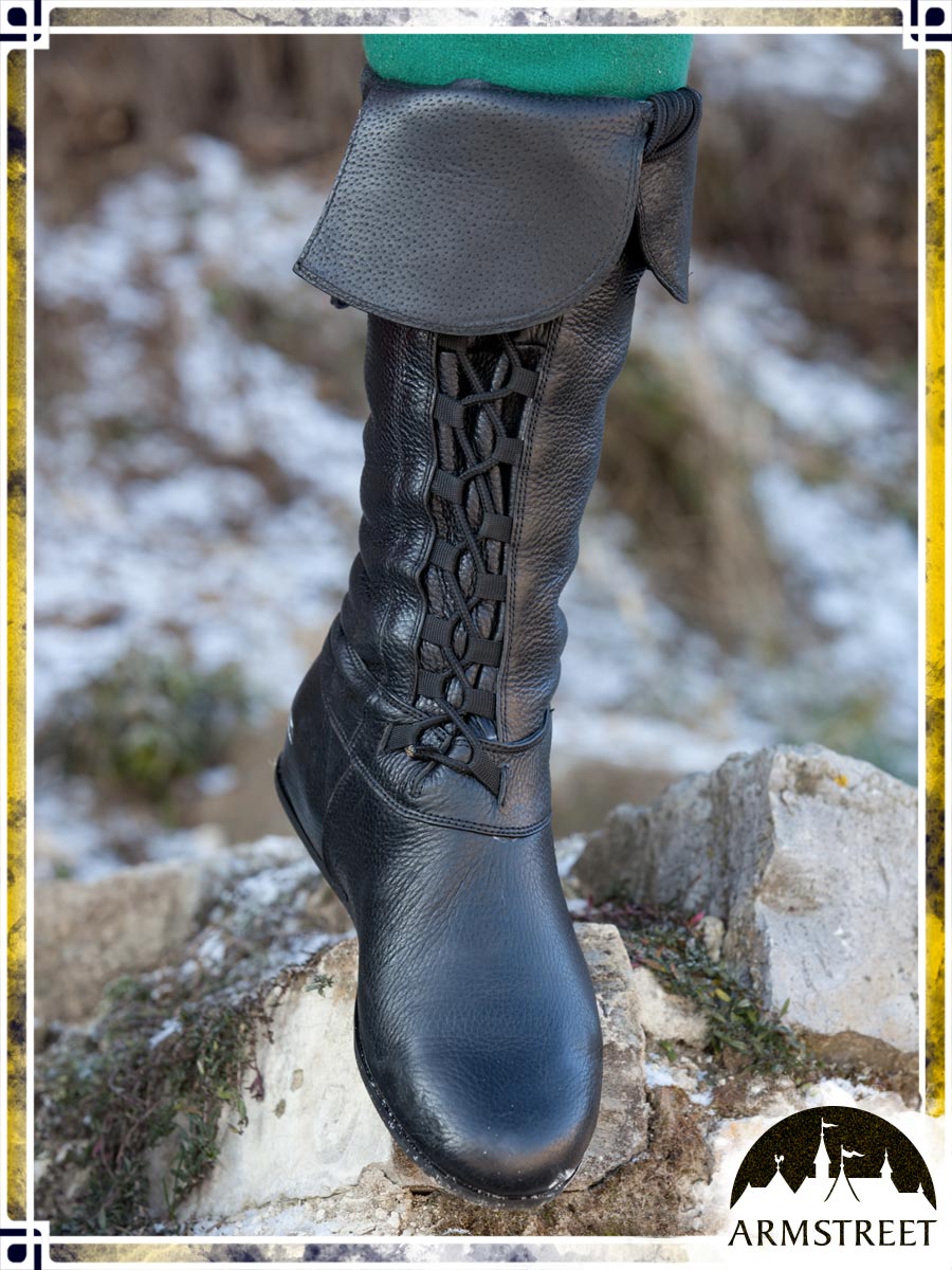 Forest Medieval Boots Footwear ArmStreet Black eu42 us11W us9M 