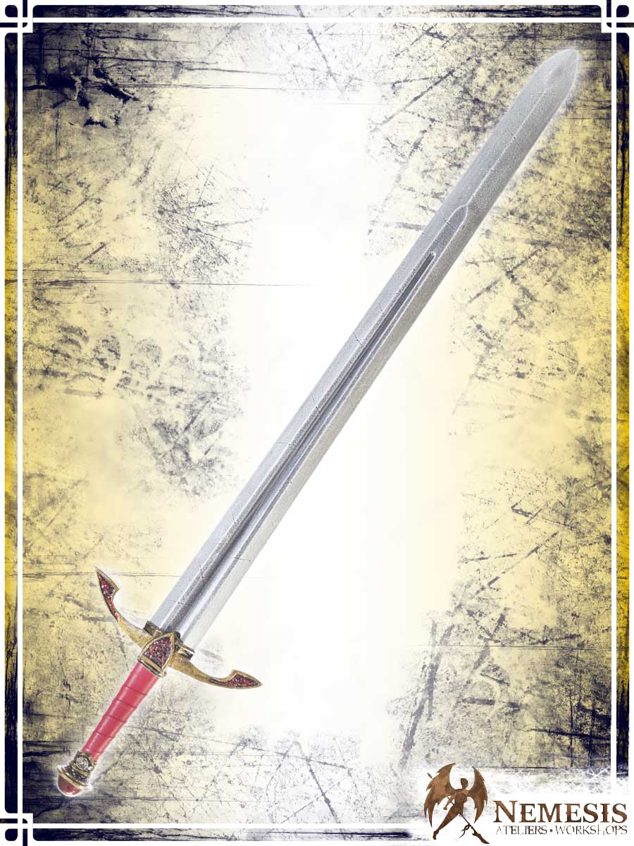 Gem Slash Sword Swords Ateliers Nemesis - Artisan Ruby Long Notched Finish