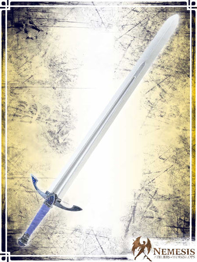 Gem Slash Sword Swords Ateliers Nemesis - Artisan Sapphire Long Classic Finish