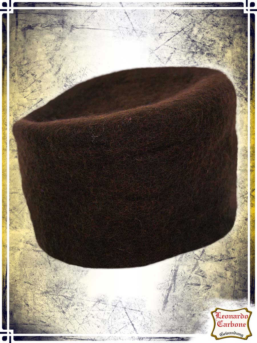 Hans Wool Hat Coifs & Hats Leonardo Carbone Brown Large|XLarge 