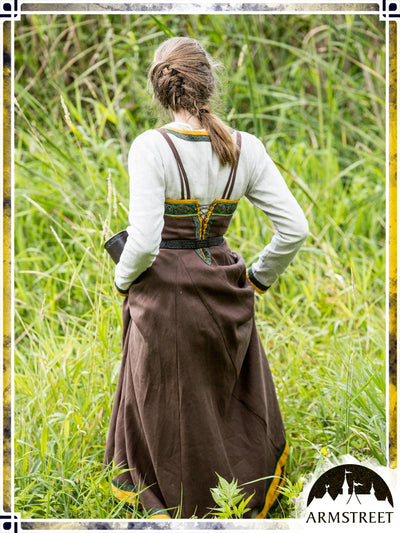 Ingrid the Hearthkeeper Apron Surcots & Vests ArmStreet Brown|Yellow 8 years 