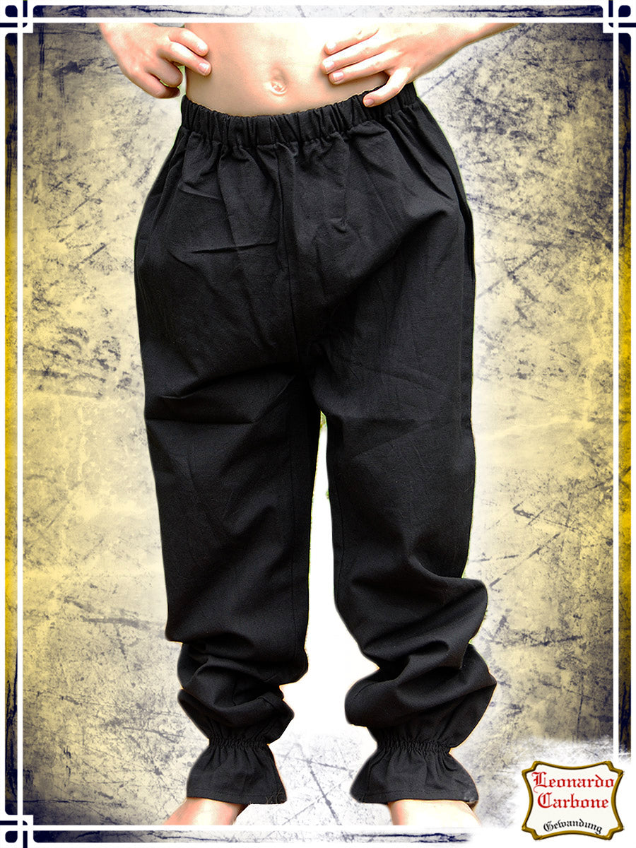 Kid Pants Boys Leonardo Carbone Black XSmall 
