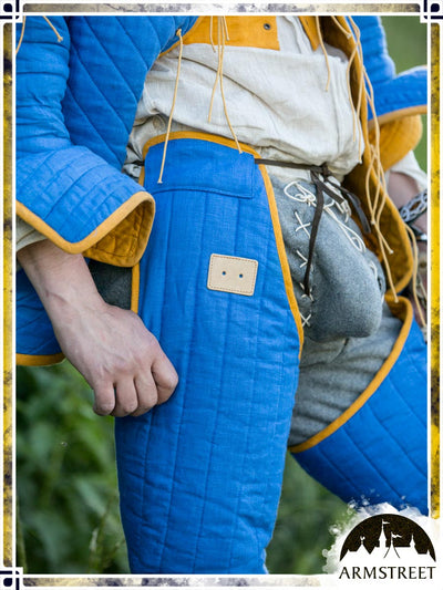 Kingmaker Chausses Gambesons ArmStreet Blue|Yellow 2XLarge 