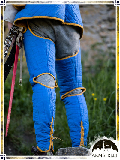 Kingmaker Chausses Gambesons ArmStreet Blue|Yellow XLarge 