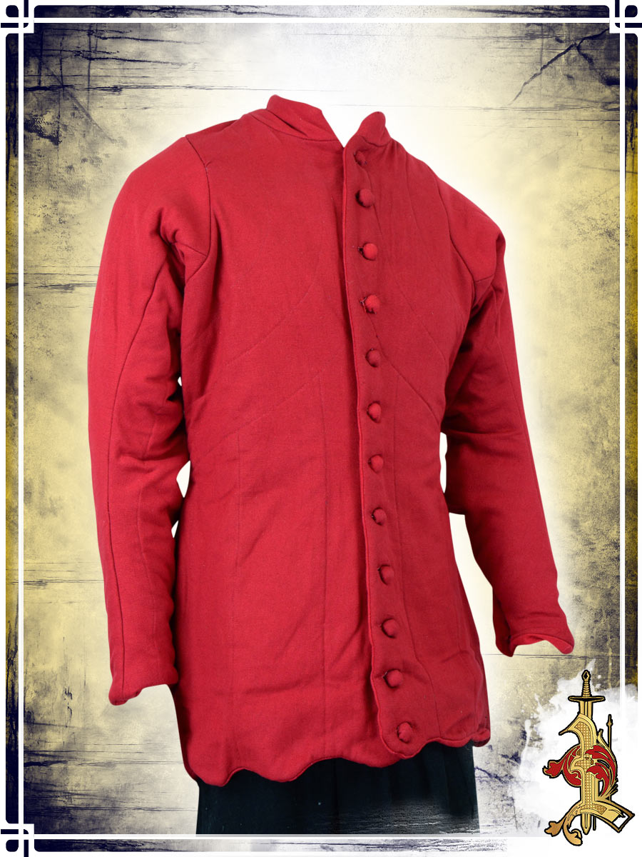 Late 14th Gambeson Gambesons Lord of Battles Red Small 