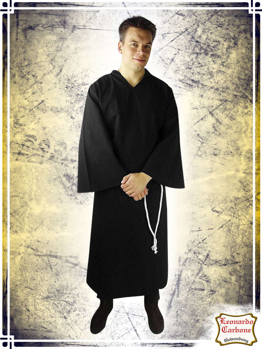 Monk's Cowl Coats & Robes Leonardo Carbone Black Small|Medium 