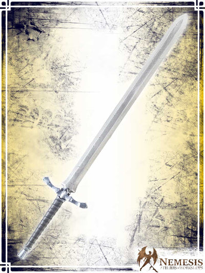 Noble's Sword Long Swords Ateliers Nemesis - Artisan Notched Steel Bastard Wood|Leather Handle