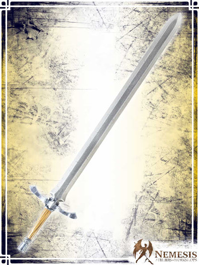 Noble's Sword Long Swords Ateliers Nemesis - Artisan Notched Steel Long Wooden Handle