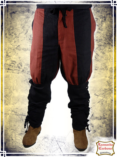 Pirate Pants Pants Leonardo Carbone Black|Red Small 