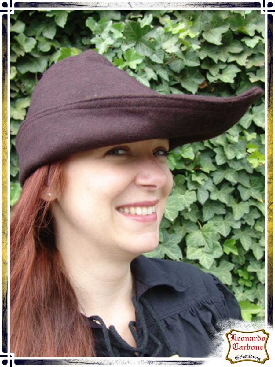 Robin Wool Hat Coifs & Hats Leonardo Carbone Brown 