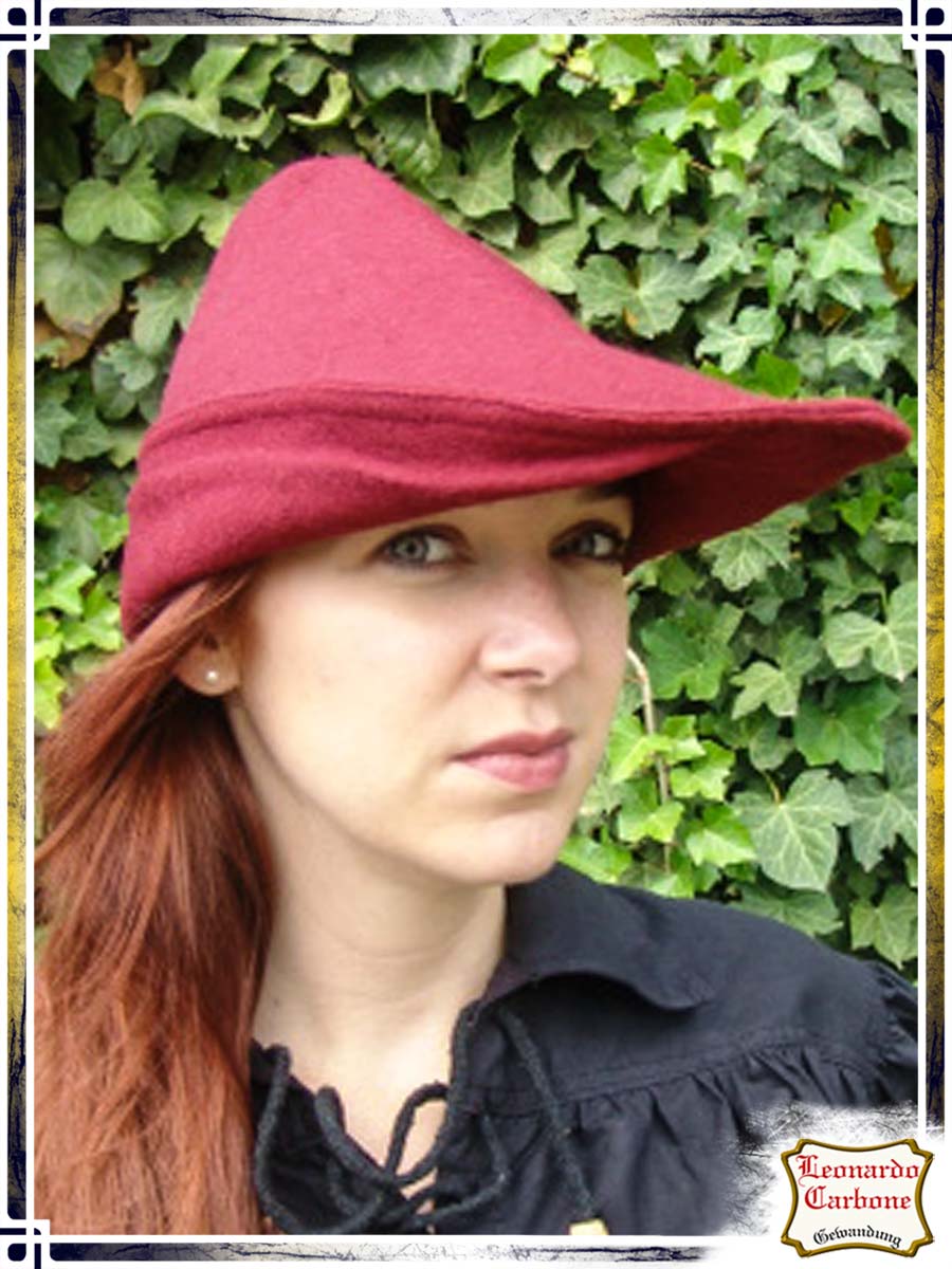 Robin Wool Hat Coifs & Hats Leonardo Carbone Red 
