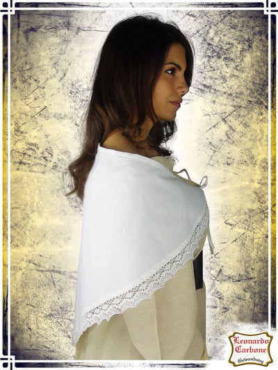 Scarf with lace Clothes Accessories Leonardo Carbone 