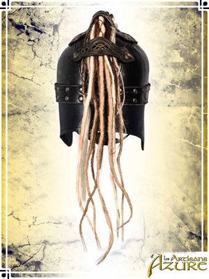 Shieldmaiden Helmet - Epic/Ashen Leather Helmets Les Artisans d'Azure 