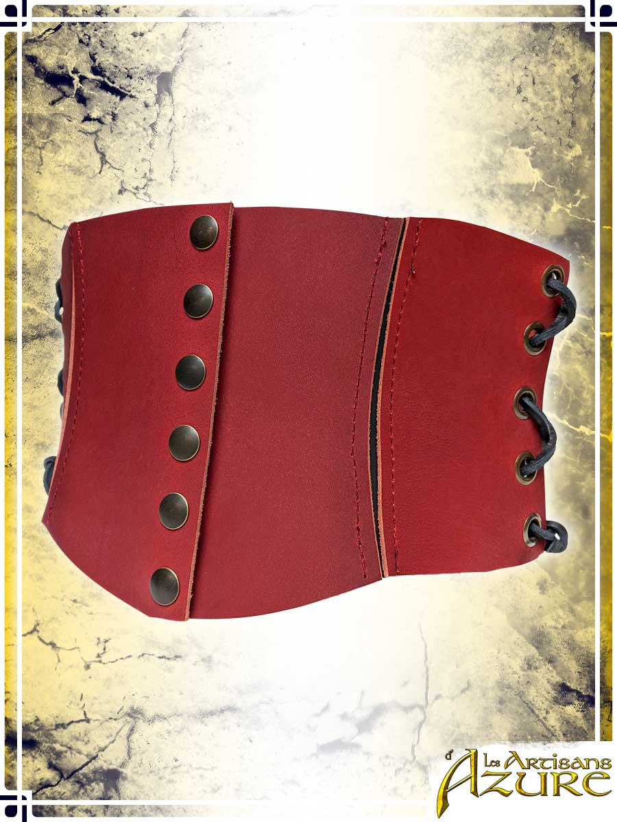 Short Corset Belt Corsets & Large Belts Les Artisans d'Azure Red XSmall 