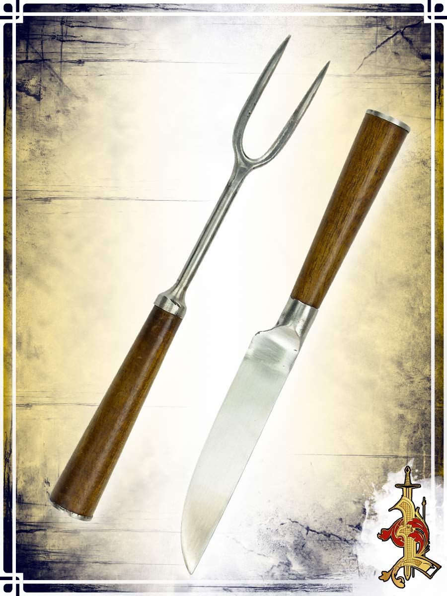 Stainless Steel Medieval Cutlery Set Cutlery & Tankards Lord of Battles 