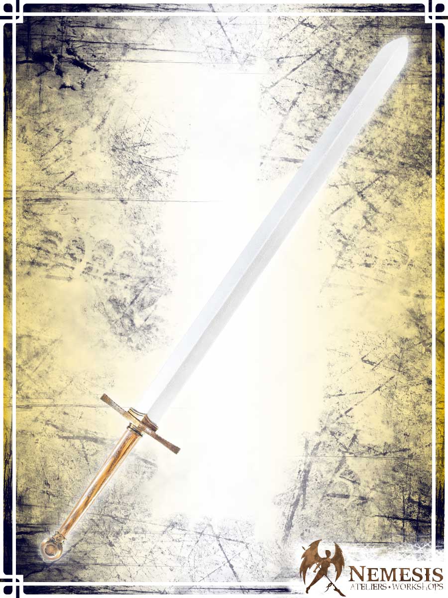 Templar's Sword Swords Ateliers Nemesis - Artisan Classic Brass Bastard Wooden Handle