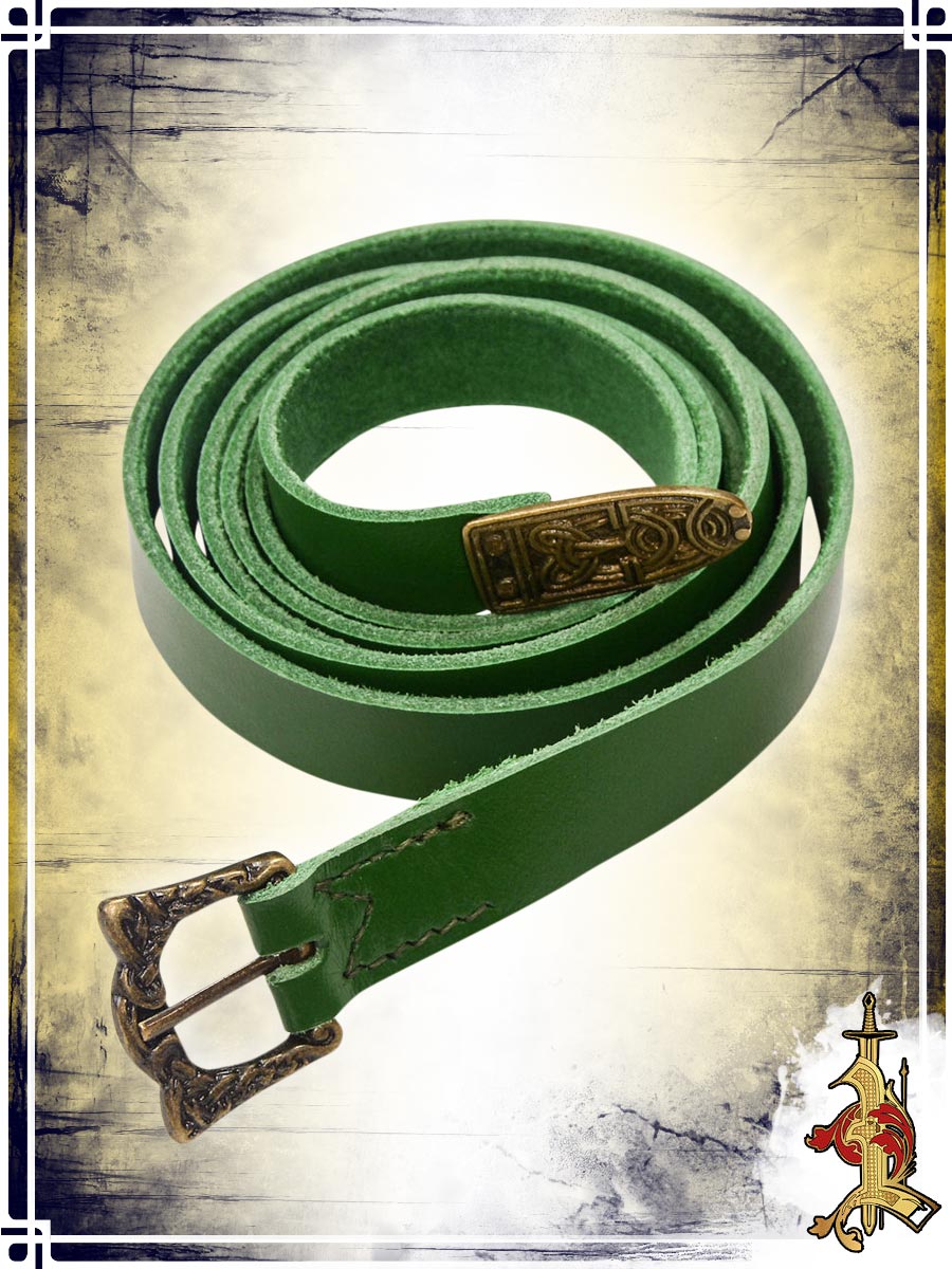 Viking Belt with Chape Belts Lord of Battles Green 