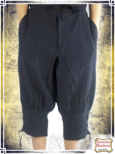 Viking Breeches Pants Leonardo Carbone Black Medium 