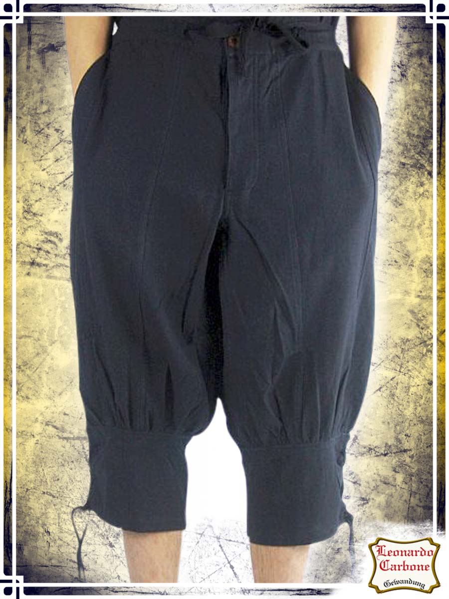 Viking Breeches Pants Leonardo Carbone Black XLarge 
