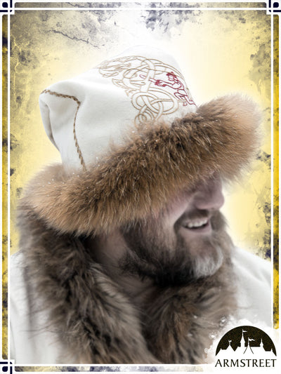 Viking Winter Hat (Custom Size) Coifs & Hats ArmStreet 
