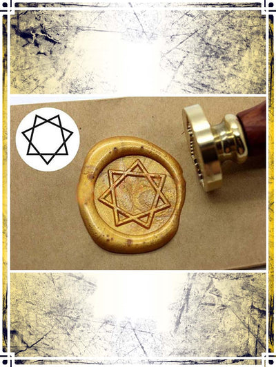 Wax Seal Stamp - 7 points Star Wax Seals Importation privée 