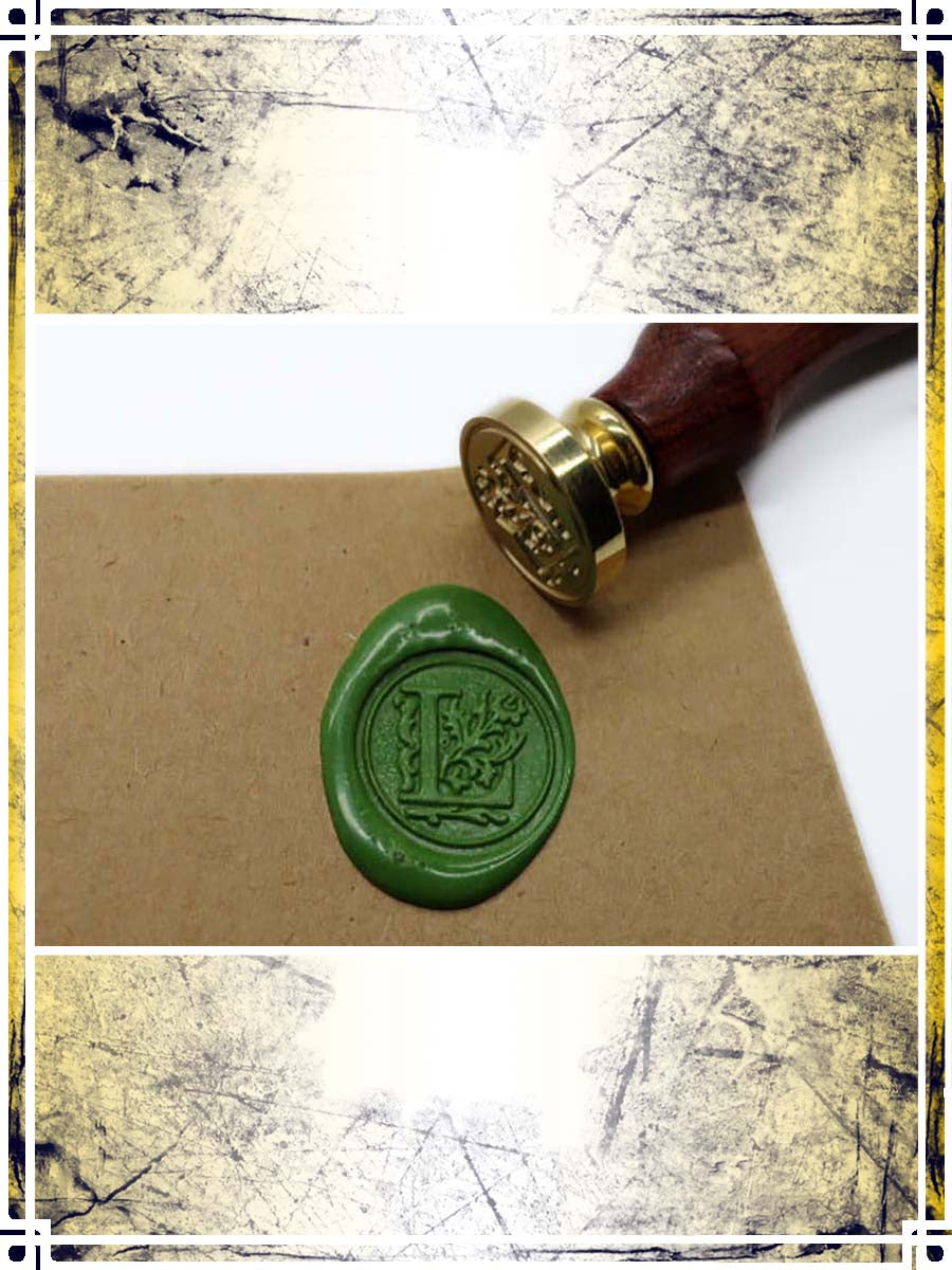 Wax Seal Stamp - Alphabet Wax Seals Importation privée L 