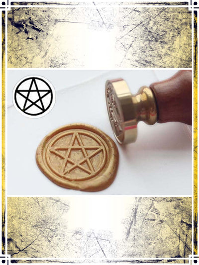 Wax Seal Stamp - Pentagram Wax Seals Importation privée 