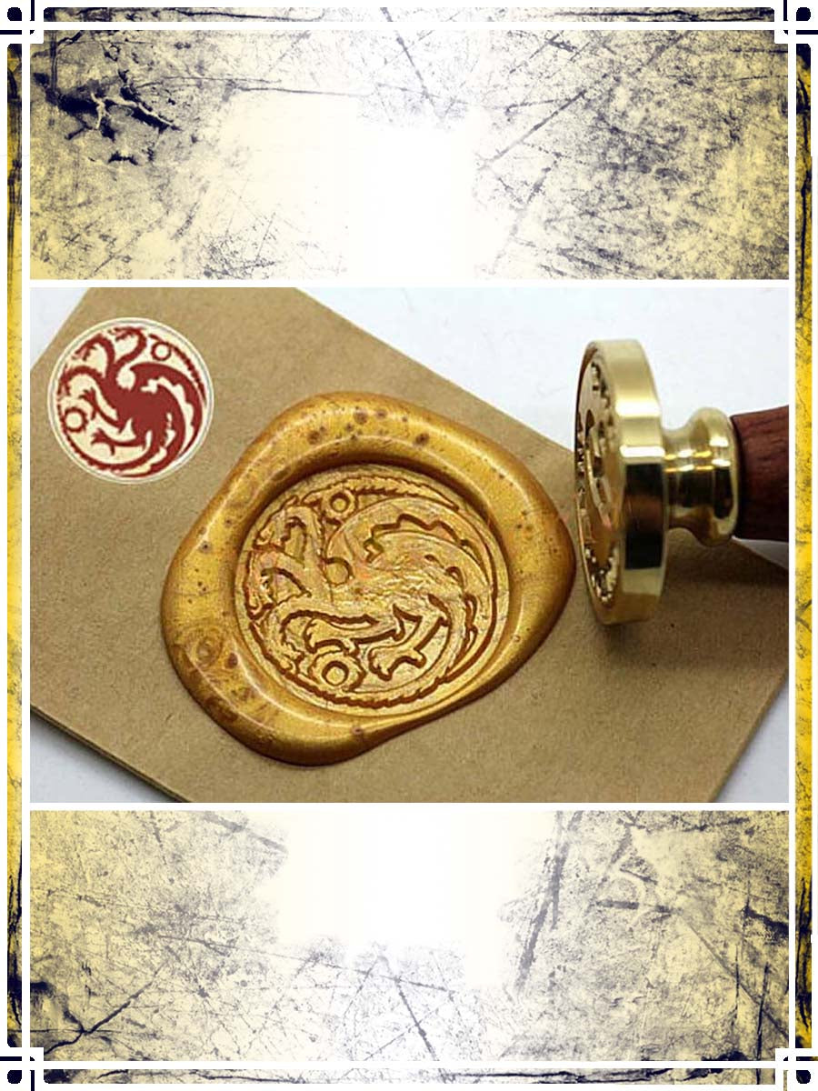 Wax Seal Stamp - Targaryen Wax Seals Importation privée 