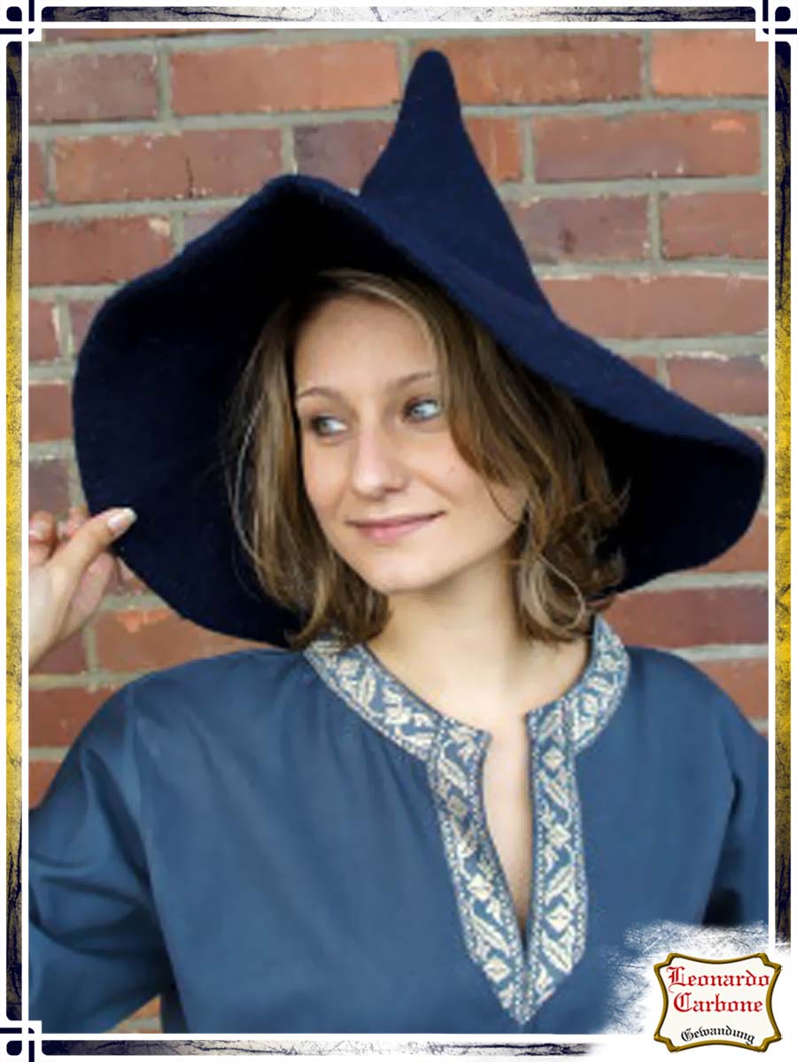Witch Hat Coifs & Hats Leonardo Carbone Blue 